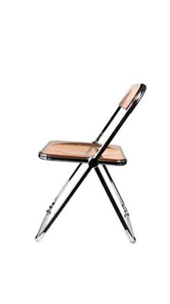 Inspirer Studio Contemporary Bauhaus Style Transparent Folding Chair (Tea) 10 Inspirer Studio Contemporary Bauhaus Style Transparent Folding Chair (Tea) -Home Table Chair Store 218hBrh7eyL