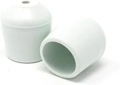 100 Pack Chair Leg Caps For Party Rental Style Plastic Folding Chairs, Fits 3/4 Inch Dia. Frame, Protect Floors White -Home Table Chair Store 218uMDIIa2L. AC