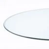 42" Round Clear Tempered Glass Table Top 3/8" Thick Pencil Edge -Home Table Chair Store 21TIx98D9EL