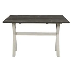 OSP Home Furnishings Flip-Top Expanding Desk To Dining Table, Charcoal Finish -Home Table Chair Store 21ey2LCokkL