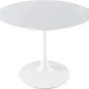 42" Round Dining Table White Tulip Table Mid-Century Dining Table With Round MDF Table Top, Pedestal Dining Table, End Table Leisure Coffee Table -Home Table Chair Store 21fupCg4RiL