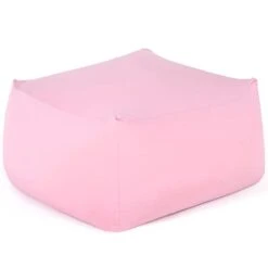 Inner Liner For Stuffed Animal Storage Cover, Bean Bag Replacement Cover For Beanbag Chair Easy Cleaning (No Beans) Large Size/Pink