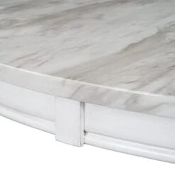 5 Piece Round Dining Table Set, Marble Top Kitchen Table Sets Dinette Set For 4 Include Marble Veneer Round Kitchen Table And 4 Chairs For Small Space (White) 15 5 Piece Round Dining Table Set, Marble Top Kitchen Table Sets Dinette Set For 4 Include Marble Veneer Round Kitchen Table And 4 Chairs For Small Space (White) -Home Table Chair Store 310ifgpGphL