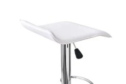 FurnitureR 3-Piece Bar Table Chairs Set, Round Cocktail Table And PU Leather Adjustable Swivel Chairs Barstools, Modern Counter Height, Home Office (White) 9 FurnitureR 3-Piece Bar Table Chairs Set, Round Cocktail Table And PU Leather Adjustable Swivel Chairs Barstools, Modern Counter Height, Home Office (White) -Home Table Chair Store 311kBqtF3ZL