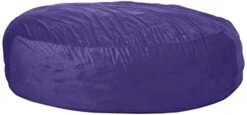 Chill Sack Bean Bag Chair Cover, 8-feet, Microsuede - Purple -Home Table Chair Store 311mwhFEMSL
