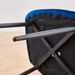 Btrpily 4 Set Of Dining Chairs, Metal Frame Dining Chair For Kitchen Room,Velvet Fabric Seat Chair For Living Room, Bedroom(Blue) 12 Btrpily 4 Set Of Dining Chairs, Metal Frame Dining Chair For Kitchen Room,Velvet Fabric Seat Chair For Living Room, Bedroom(Blue) -Home Table Chair Store 311qWonuRvL