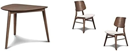 New Classic FURNITURE Oscar Corner Table, Walnut 9 New Classic FURNITURE Oscar Corner Table, Walnut - Image 7