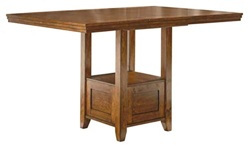 Signature Design By Ashley Ralene Traditional 36" Counter Height Dining Room Extension Table, Medium Brown 3 Signature Design By Ashley Ralene Traditional 36" Counter Height Dining Room Extension Table, Medium Brown