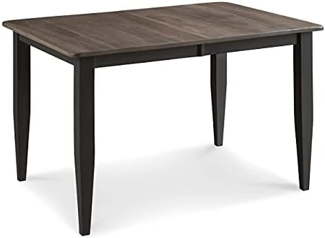 Farmhouse Solid Wood Dining Room Table | Brown And White Rectangle Kitchen Dinner Table With Eased Edge And Distressing, Extendable Table Length | Made In USA | Solid Maple No MDF 10 Farmhouse Solid Wood Dining Room Table | Brown And White Rectangle Kitchen Dinner Table With Eased Edge And Distressing, Extendable Table Length | Made In USA | Solid Maple No MDF - Image 8