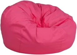 Flash Furniture Duncan Oversized White Furry Bean Bag Chair For Kids And Adults -Home Table Chair Store 315vSmpaIlL. AC