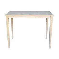 International Concepts Solid Wood Top Dining Table, 30 X 48, Unfinished -Home Table Chair Store 316zAbzamxL