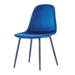 Btrpily 4 Set Of Dining Chairs, Metal Frame Dining Chair For Kitchen Room,Velvet Fabric Seat Chair For Living Room, Bedroom(Blue) 11 Btrpily 4 Set Of Dining Chairs, Metal Frame Dining Chair For Kitchen Room,Velvet Fabric Seat Chair For Living Room, Bedroom(Blue) -Home Table Chair Store 31A2asq3OqL