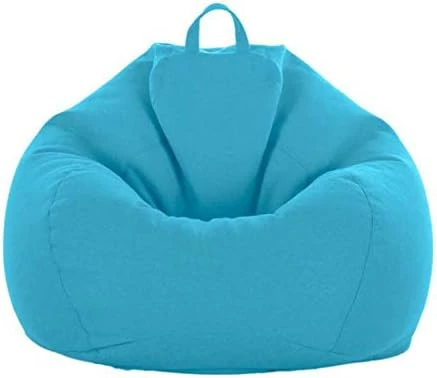 WAQIA Stuffed Animal Storage Bean Bag Chair Cover (No Filler) - Stuffable Zipper Beanbag Cover-Cotton Linen Memory Foam Beanbag Replacement Cover For Adults And Kids Without Filling 16 WAQIA Stuffed Animal Storage Bean Bag Chair Cover (No Filler) - Stuffable Zipper Beanbag Cover-Cotton Linen Memory Foam Beanbag Replacement Cover For Adults And Kids Without Filling - Image 14