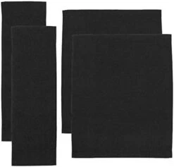 Upone 2 Set (4pcs) Directors Chair Canvas Replacement Covers Kit For Directors Chairs,Movie Chair Replacement Canvas Seat And Back Oxford Cloth Cover For Home Director Chair,Gray,Large Size(Black) -Home Table Chair Store 31AzLMT8cZL. AC