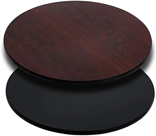 Flash Furniture Glenbrook 24'' Round Table Top With Black Or Mahogany Reversible Laminate Top 15 Flash Furniture Glenbrook 24'' Round Table Top With Black Or Mahogany Reversible Laminate Top - Image 13
