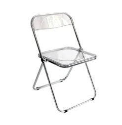 Inspirer Studio Contemporary Bauhaus Style Transparent Folding Chair (Clear)