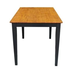 International Concepts Solid Wood Dining Table With Shaker Legs, 48 By 30 By 30-Inch, Black/Cherry -Home Table Chair Store 31CZkQfH7JL