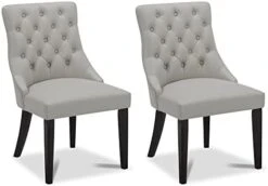 CHITA Farmhouse Tufted Dining Chairs, Modern Upholstered Chairs, High Back Dining Room Chairs Set Of 2,Blue 21 CHITA Farmhouse Tufted Dining Chairs, Modern Upholstered Chairs, High Back Dining Room Chairs Set Of 2,Blue -Home Table Chair Store 31CjE6La3wL. AC