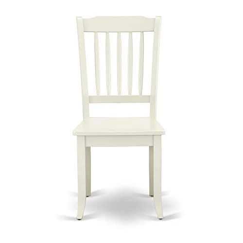 East West Furniture C Dining Room Chairs, DAC-LWH-W 6 East West Furniture C Dining Room Chairs, DAC-LWH-W - Image 4