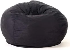 Great Deal Furniture Selena Traditional 5 Foot Suede Bean Bag (Cover Only), Midnight Blue 14 Great Deal Furniture Selena Traditional 5 Foot Suede Bean Bag (Cover Only), Midnight Blue -Home Table Chair Store 31Ew0BKFl6L. AC