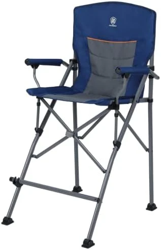 EVER ADVANCED Tall Directors Chair With Cup Holder 31", Bar Height Folding Chair For Camping, Sports With Carry Bag, Mesh Pockets And Footrest, Heavy Duty 300 Lbs, Black 9 EVER ADVANCED Tall Directors Chair With Cup Holder 31", Bar Height Folding Chair For Camping, Sports With Carry Bag, Mesh Pockets And Footrest, Heavy Duty 300 Lbs, Black - Image 7