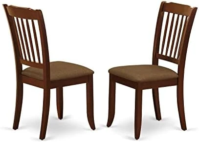 East West Furniture C Dining Room Chairs, DAC-LWH-W 14 East West Furniture C Dining Room Chairs, DAC-LWH-W - Image 12