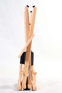 Filmcraft Professional Grade Studio Director's Chair (30" Bar Height, Black Finish, Printed Director Canvas) -Home Table Chair Store 31Gmr6ykhNL