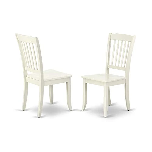 East West Furniture C Dining Room Chairs, DAC-LWH-W 5 East West Furniture C Dining Room Chairs, DAC-LWH-W - Image 3