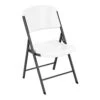 Lifetime 22804 Classic Commercial Folding Chair, White Granite, 1-pack -Home Table Chair Store 31Olok0aIYL