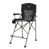 EVER ADVANCED Tall Directors Chair With Cup Holder 31", Bar Height Folding Chair For Camping, Sports With Carry Bag, Mesh Pockets And Footrest, Heavy Duty 300 Lbs, Black -Home Table Chair Store 31OpkDpUqrL