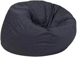 Flash Furniture Dillon Small White Furry Bean Bag Chair For Kids And Teens -Home Table Chair Store 31PV M1wFUL. AC