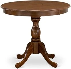 East West Furniture Mid Century Dining AMT-NLW-TP Wood Kitchen Table With Natural Round Tabletop And 36 X 29.5-Linen White Finish 26 East West Furniture Mid Century Dining AMT-NLW-TP Wood Kitchen Table With Natural Round Tabletop And 36 X 29.5-Linen White Finish -Home Table Chair Store 31PmAq0ZhL. AC