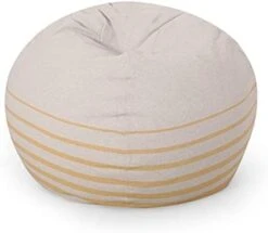 Christopher Knight Home Hudgeons 5 Foot Striped Bean Bag - Natural/Brown Stripes 26 Christopher Knight Home Hudgeons 5 Foot Striped Bean Bag - Natural/Brown Stripes -Home Table Chair Store 31QG9FOxbCL. AC
