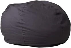 Flash Furniture Duncan Oversized White Furry Bean Bag Chair For Kids And Adults -Home Table Chair Store 31SOllhbgzL. AC