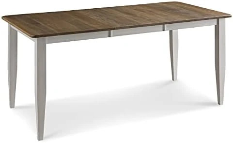 Farmhouse Solid Wood Dining Room Table | Brown And White Rectangle Kitchen Dinner Table With Eased Edge And Distressing, Extendable Table Length | Made In USA | Solid Maple No MDF 12 Farmhouse Solid Wood Dining Room Table | Brown And White Rectangle Kitchen Dinner Table With Eased Edge And Distressing, Extendable Table Length | Made In USA | Solid Maple No MDF - Image 10