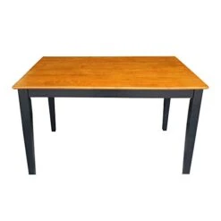 International Concepts Solid Wood Dining Table With Shaker Legs, 48 By 30 By 30-Inch, Black/Cherry -Home Table Chair Store 31TSm9pdDRL