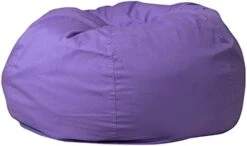 Flash Furniture Duncan Oversized White Furry Bean Bag Chair For Kids And Adults -Home Table Chair Store 31Tcn3TNXoL. AC