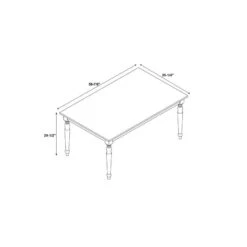 Riverbay Furniture Transitional Wood Dining Table In Light Natural Brown -Home Table Chair Store 31V3h1beGNL