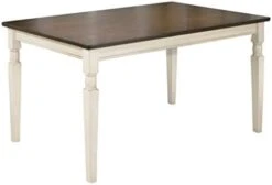 Signature Design By Ashley Owingsville Dining Room Table, Black/Brown -Home Table Chair Store 31WqLMb9ETL. AC
