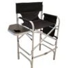 Professional EZ Travel Collection, Deluxe Tall Folding Directors Chair, Foldable Makeup Chair With Side Table And Cup Holder XL Comfort Design -Home Table Chair Store 31XBL2VP1PL