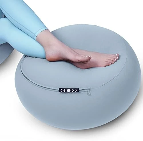 Moon Pod Lunar Lift Footrest For Bean Bag Chair, Navy - The Zero-Gravity Beanbag For Stress, Anxiety, & All Day Deep Relaxation - Ultra Soft & Ergonomic Support For Back & Neck - For The Whole Family 7 Moon Pod Lunar Lift Footrest For Bean Bag Chair, Navy - The Zero-Gravity Beanbag For Stress, Anxiety, & All Day Deep Relaxation - Ultra Soft & Ergonomic Support For Back & Neck - For The Whole Family - Image 5