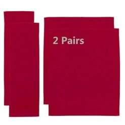 Counting Mars 2 Set Replacement Cover Canvas For Directors Chair, 20cm X 52cm + 52cm X 42cm, Red