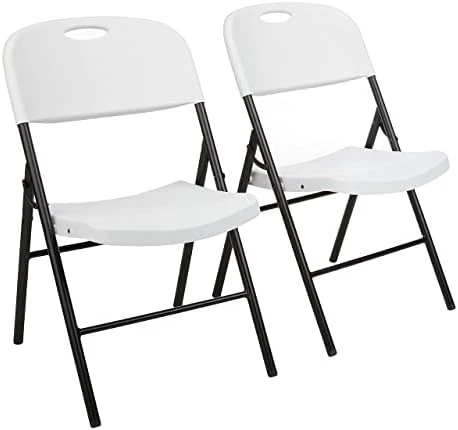 Amazon Basics Folding Plastic Chair With 350-Pound Capacity - 6-Pack, White 12 Amazon Basics Folding Plastic Chair With 350-Pound Capacity - 6-Pack, White - Image 10