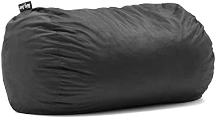 Big Joe Fuf Large Foam Filled Bean Bag Chair With Removable Cover, Black Lenox, 4ft Big 14 Big Joe Fuf Large Foam Filled Bean Bag Chair With Removable Cover, Black Lenox, 4ft Big - Image 12