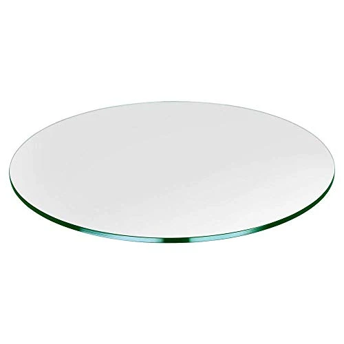 Bassett Glass | 18" Round Tempered Glass Table Top - 1/2" Thick - Flat Polished Edge 3 Bassett Glass | 18" Round Tempered Glass Table Top - 1/2" Thick - Flat Polished Edge
