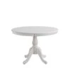 Carolina Classic Fairview 42" Round Pedestal Dining Table In White
