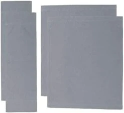 Upone 2 Set (4pcs) Directors Chair Canvas Replacement Covers Kit For Directors Chairs,Movie Chair Replacement Canvas Seat And Back Oxford Cloth Cover For Home Director Chair,Gray,Large Size(Black) -Home Table Chair Store 31fDDiZl8ZL. AC