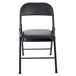 Westerly 2 Pack Black Padded Metal Folding Chair For Home Of Office -Home Table Chair Store 31fnspSuDNL