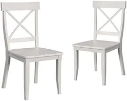 Homestyles Blair Dining Chair Pair, 18-4/5" W, 22-1/4" D, 38-3/8" H, Black -Home Table Chair Store 31hUVN9KMML. AC