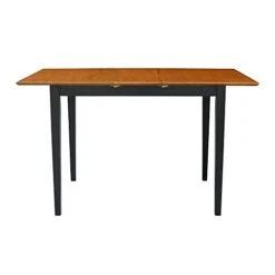 International Concepts Counter Height Dining Table, Butterfly Extension With Shaker Style Leg, Black/Cherry -Home Table Chair Store 31hqzbhpI5L